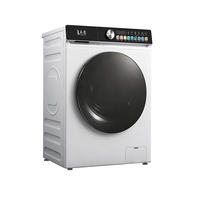 Lavadora-Secadora Automática de Carga Frontal Todo en Uno de Acero Inoxidable de 10 kg con Clase de Eficiencia Energética A+++ para Uso Doméstico