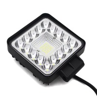 Maidser Phare de travail LED 4 pouces, 123W 108W, faisceau combiné spot et large, lampe de conduite, 12V 24V, éclairage tout-terrain pour camion, remorque, VTT