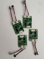 2 modules de microphone à réseau pour l'absorption du son et la réduction du bruit, positionnement de la source sonore avec amplificateur de puissance