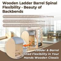 Baril d'escalier Pilates professionnel en bois d'érable, machine de Pilates et de yoga personnalisée, équipement de mise en forme et d'étirement pour studio