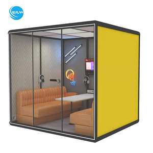 Cabina <span class=keywords><strong>de</strong></span> trabajo silenciosa a prueba <span class=keywords><strong>de</strong></span> sonido, moderna cabina <span class=keywords><strong>de</strong></span> teléfono para reuniones, acústica, insonorizada, estudio, grabación Pod - Product Image 2