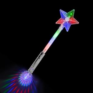 Großhandel bunte <span class=keywords><strong>LED</strong></span> Fairy Star Zauberstab mit Projektion Ball Stick Licht Neuartige Party zubehör für Event dekorative <span class=keywords><strong>LED</strong></span>-Lichts tab - Product Image 2