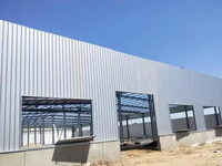 Structures en acier fabriquées en Chine, bâtiments préfabriqués à grande portée, ligne de production de charpentes en acier, atelier