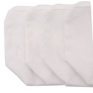 Bolsa de maquillaje de lona blanca personalizable, capacidad para productos de cuidado de la piel y cosméticos, bolsa de maquillaje con cremallera de lona - Product Image 4