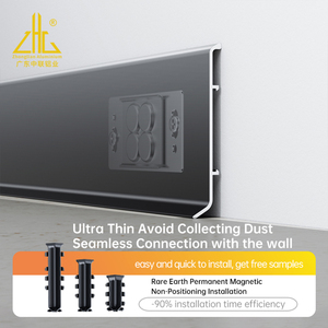 Trang trí nhôm baseboards nhôm ốp chân tường hồ sơ nhôm baseboards - Product Image 4