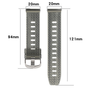 Correas y Accesorios Universales para Relojes Inteligentes de Goma con Diamantes de Imitación de 20 mm y 22 mm para Samsung Huawei <span class=keywords><strong>Amazfit</strong></span> <span class=keywords><strong>Garmin</strong></span> - Product Image 3