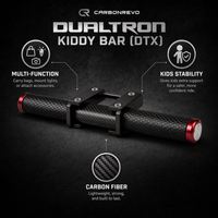 Colonne de direction pour trottinette électrique Carbonrevo, tige pliable en fibre de carbone, légère, installation facile, compatible