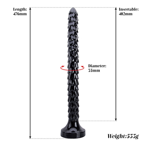 Dildo noir réaliste, grand, avec ventouse puissante, <span class=keywords><strong>en</strong></span> PVC artificiel, pénis de 15 <span class=keywords><strong>pouces</strong></span>, super long, <span class=keywords><strong>40</strong></span> <span class=keywords><strong>cm</strong></span> de long - Product Image 6