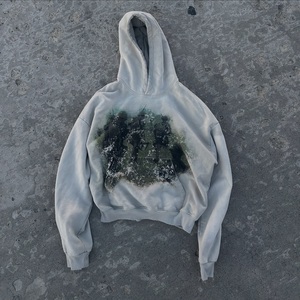 Custom Women's Silk Screen Printed <b>French</b> Terry Hoodie Polyester/Cotton Heavy Weight <b>Vintage</b> Streetwear Casual Oversized - Product Image 3