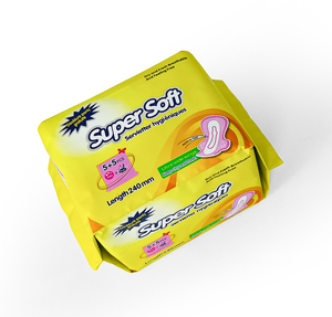 Materiale assorbente polimerico traspirante quotidiano di alta qualità e prezzo basso <span class=keywords><strong>assorbenti</strong></span> igienici da donna con stampa <span class=keywords><strong>blu</strong></span> - Product Image 1