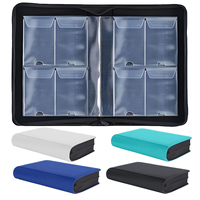 Classeur de cartes gradées personnalisé à 4 pochettes en cuir PU pour collection PSA