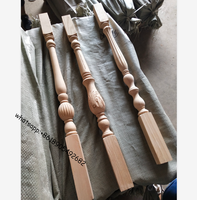 Colonne de décoration intérieure pour maison, garde-corps d'escalier en bois