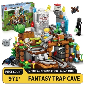 Blocs de construction classiques My World Building Block DIY Square Cube Creative Building Block Sets - Product Image 3