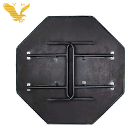 Table de poker octogonale pliable multi-jeux avec porte-gobelets en acier de bureau, prix d'usine YH Wholesale