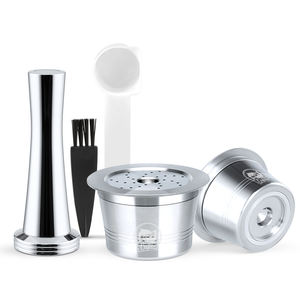 Cápsulas de café reutilizables rellenables, grado alimenticio, acero inoxidable 304, para una vida más larga, compatibles con <span class=keywords><strong>Caffitaly</strong></span> cafissimo - Product Image 1