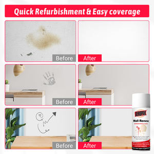 Peinture en aérosol acrylique Aeropak 400 ml, séchage rapide, douce, inoffensive, couleurs personnalisées, pour la rénovation des murs domestiques - Product Image 4