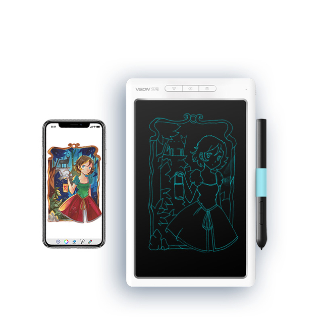 New 10 Inch Cloud Storage Notebook Digital Notepad Smart Pen Drawing Graphic Tablet Sync Lcd Writing Drawing Tablet