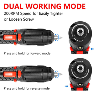 <span class=keywords><strong>สว่าน</strong></span><span class=keywords><strong>ไฟฟ้า</strong></span>แบบมัลติฟังก์ชั่น แบตเตอรี่ลิเธียมแบบชาร์จได้ แรงบิดสูง <span class=keywords><strong>ขนาด</strong></span><span class=keywords><strong>เล็ก</strong></span> แบบปืน สำหรับงาน DIY - Product Image 4