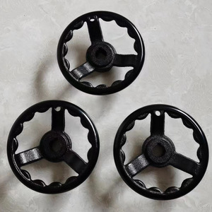 Custom Iron-Plated Electrophoretic Handwheel For Industrial Equipment Marine Valves Standard Round Hole Machine Tool - Product Image 2
