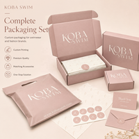 Bedruckte Bekleidungs-Versandkartons aus Wellpappe, Recycelbare Rosa Express-Versandtaschen, Abonnement-Geschenkboxen für Kleinunternehmen