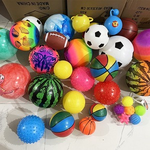 ลูกบอลของเล่นกีฬาทำจาก PVC หนาเป็นมิตรต่อสิ่งแวดล้อมสำหรับเด็กทำจากพลาสติกผสมแตงโมน้ำขนาด22ซม. - Product Image 3
