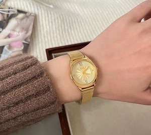 IEKE <span class=keywords><strong>123</strong></span> - Petite montre circulaire, montre-bracelet rétro, montre élégante à motif soleil - Product Image 5