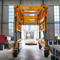 Porte-conteneurs multifonctionnel avec crochet et écarteur 25T 35T – Porte-conteneurs mobile polyvalent à portique