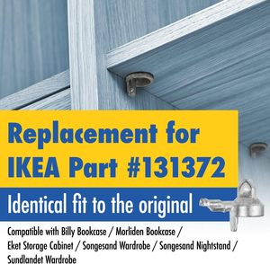 Reemplazo de clavijas de estante de metal de 3mm para <span class=keywords><strong>Ikea</strong></span> Billy Shelf Pins (Parte #131372) Billy Bookshelf Pins - Product Image 5