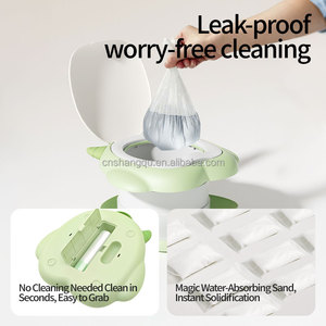 Nuevo Producto: Asiento de Inodoro Plegable y Extensible para Bebés, Ideal para Viajes, Campamentos y Emergencias, de Plástico - Product Image 6