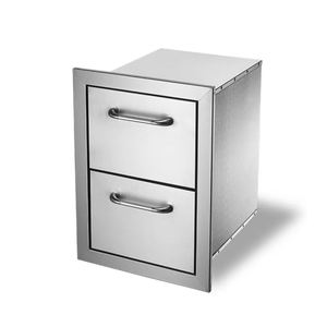 VICTORY KITCHEN Meuble de cuisine d'extérieur en acier inoxydable 201 Porte d'armoire encastrée Autres hôtels Boutique - Product Image 3