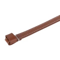 Sabuk Kulit Asli Tipis untuk Wanita 1.2cm Sabuk Kulit Sapi Tanpa Gesper Minimalis untuk Gaun Wanita Tali Pinggang