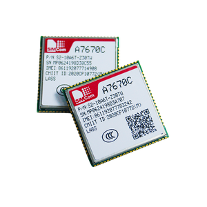 Module SIMCOM A7670E-FASE LGA LTE Cat1 de qualité industrielle, multi-bandes, GPRS, EDGE, GPS, 24 × 24 × 2,3 mm, puce sans fil compacte M2M IoT - Product Image 3
