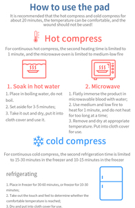 Producto reutilizable para el cuidado de los senos, compresa fría y caliente, almohadilla de <span class=keywords><strong>lactancia</strong></span>, bolsa de tela colorida lavable para aliviar el dolor - Product Image 6