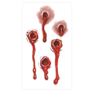 3dhorror hình xăm Sticker không thấm nước thân thiện với môi trường sẹo spoof hình xăm Sticker diydecoration Halloween kinh dị mặt hình xăm