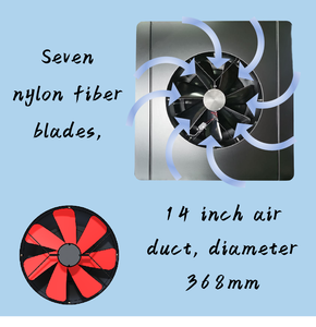 40W 브러시리스 DC 모터 태양광 다락방 지붕 터빈 환기장치, 온습도 제어 열 추출 팬, 5년 보증 - Product Image 3