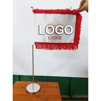 Drapeaux de table internationaux de petite taille pour bureaux, drapeaux de pays du monde entier avec supports pour décorations de bureau, usine de drapeaux en Chine
