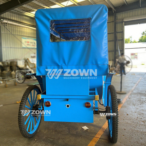 รถม้าชมวิวไฟฟ้า ZOWN สีน้ำเงิน หลังคาขนาดใหญ่ สำหรับงานแต่งงาน - Product Image 2