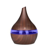 OEM Top Vente 300ml Grain de Bois Mini Diffuseur USB Home Spa Humidificateur d'Air en Bois