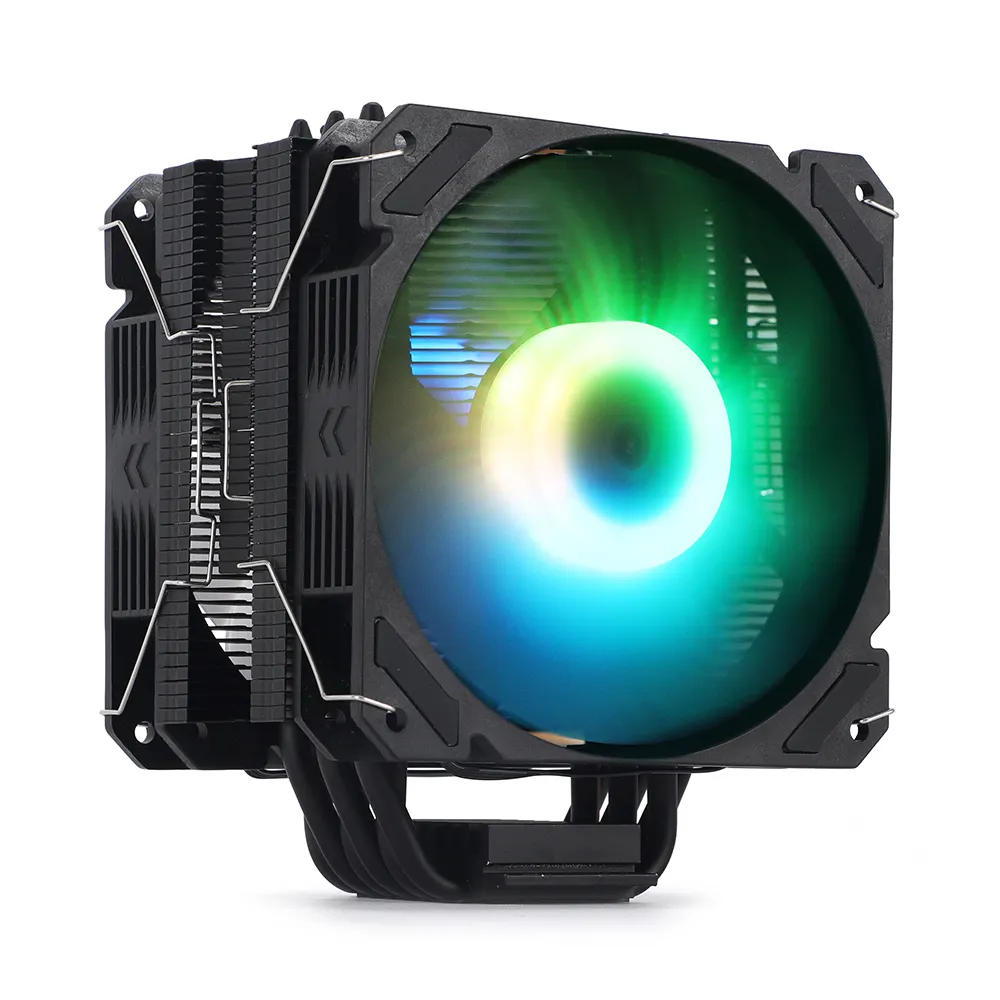 High Quality PC 120 mm 6 Copper Heatpipes CPU Heatsink Fan Socket 775 1150 1151 1155 1156 1200 RGB CPU Cooler