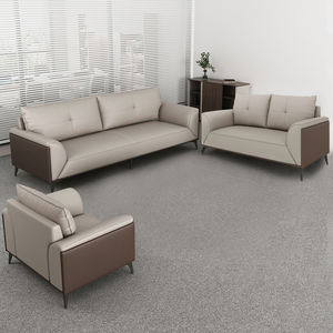 Conjunto de Sofás Seccionales de Oficina de Cuero PU de Alta Calidad, Estilo Moderno, VIP Ejecutivo, para Oficina en Casa y Uso en Hoteles - Product Image 6