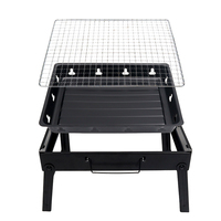 Fourneau de cuisson miniature moderne OEM, barbecue portable pliable en acier inoxydable pour pique-nique, barbecue au charbon de bois pour la maison et l'extérieur, certifié CE