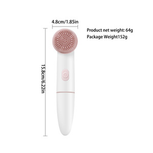 New Model Electric Silicone Facial Cleansing Device Waterproof Facial Cleansing Brush <b>Sonic</b> Facial Pore <b>Cleaner</b> - Product Image 6