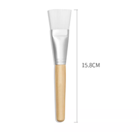 Pinceaux de maquillage cosmétiques Kabuki écologiques à étiquette privée, logo personnalisé, argile, boue, vegan, pinceau pour masque facial unique pour le maquillage