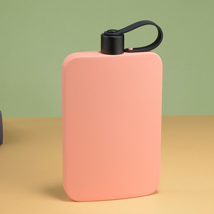 Wholesale Pure Color 500ml Stainless Steel Flat Square Hip <b>Flask</b> Custom Wine <b>Bottles</b> with Leak Proof Lid - Product Image 5