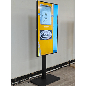 OEM Factory Supply UHD 4K Ultra Silm Bezels Frameless 43 55 Inch Android Floor Standing and <b>Wall</b> Mounted Digital Signage <b>Display</b> - Product Image 5