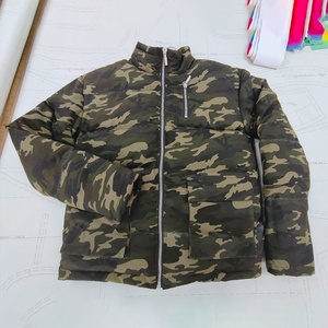 Custom High Quality Twill Fabric Camouflage Bubble Down <b>Camo</b> Puffer <b>Jackets</b> for Men - Product Image 1