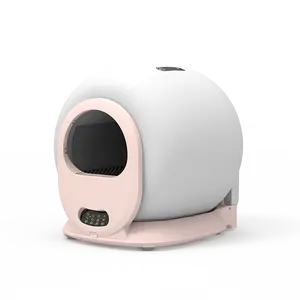 Desain baru robot otomatis cerdas membersihkan sendiri kotak kotoran kucing elektrik toilet kucing pintar otomatis mewah