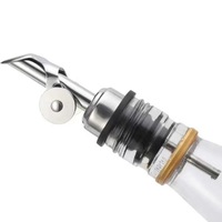 Bec verseur de bouteille d'alcool en acier inoxydable bec verseur de distributeur d'huile d'olive à retournement automatique