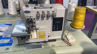 Machine à coudre surjeteuse informatisée à entraînement direct pour vêtements, usage domestique, avec nouveau coupe-fil