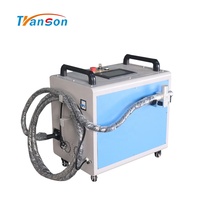 Máquina de limpieza láser de mochila portátil de 50W, eliminación de óxido láser de mano de 50W para pintura de óxido, aceite para madera, vidrio de aluminio